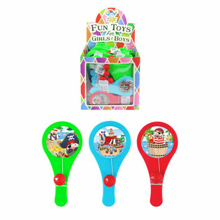 Piraten Paddle Bat Spiel - Im Display (96 Stk.)