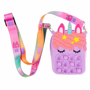 Einhorn Pop-It Tasche im Display (24 Stk.)