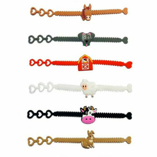 Bauernhof Tiere Silikon Kinderarmbänder (12 Stk.)