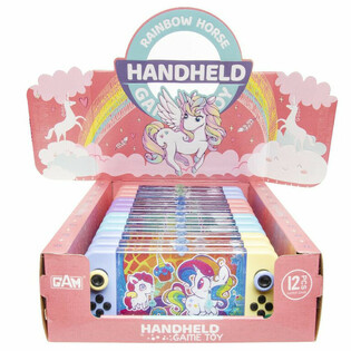 GROSSES WASSERSPIEL - EINHORN / UNICORN IM DISPLAY (12 Stk.)