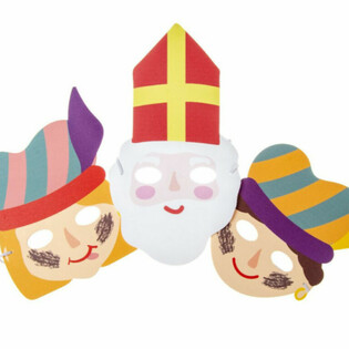 HEILIGER NIKOLAUS - SCHAUMMASKEN DES HEILIGEN NIKOLAUS UND PIETS (48 Stk.)
