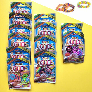 CRAZE LOOPS LOOM - BLINDBAGS - IM DISPLAY (12 Stk.)