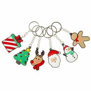 Weihnachts-Schl&uuml;sselanh&auml;nger Mix (48 Stk.)
