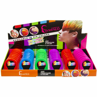HAARKREIDE - TEMPORARY HAIR CHALK - BUNT GEMISCHT (48 Stk.)