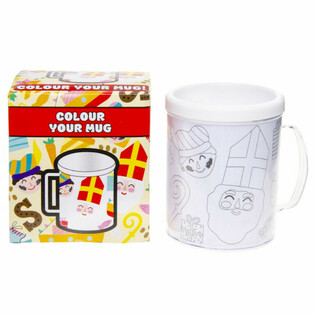 Sinterklaas Nikolaus Malbecher zum Selbergestalten (2 St.)