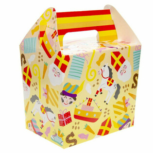 MEN&Uuml;BOX / LECKEREIBOX ZUM SAINT NIKOLAUS 14x10x17 Cm. (12 Stk.)