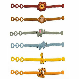 Dschungeltiere Silikon Kinderarmb&auml;nder (12 St.)