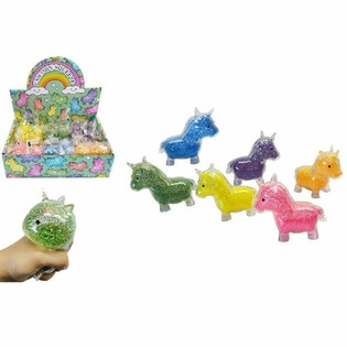 Squeeze Glitter Einhorn Display (12 St&uuml;ck)