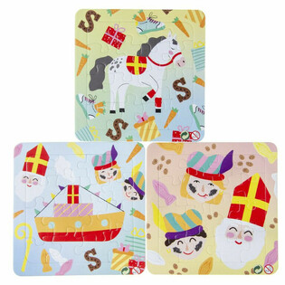 Puzzle zum Heiligen Nikolaus – 14 x 14 cm. (50 Stück)