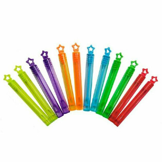 Bunte Sterne Seifenblasenst&auml;be (12er-Pack)