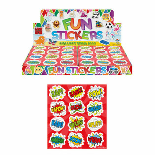 Fun Sticker: Comic Signs Display (120 Stk.)