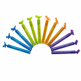 FARBIGE DINOSAURIER-BLASENST&Auml;BE (1 Packung mit 12 St&uuml;ck)