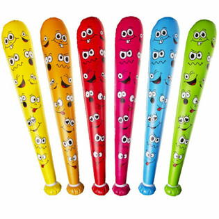 Großer Smiley Aufblasbarer Knüppel - 85cm