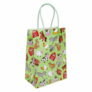 Geschenktüten Bauernhoftiere aus Papier (12 Stk.)