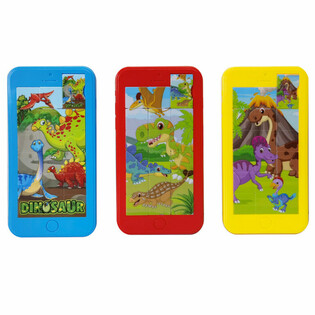 Dinosaurier Handy-Schiebepuzzle - 8x16cm