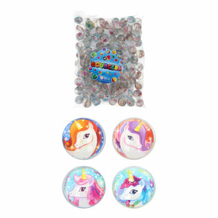 Flummis Einhorn Mix &Oslash;3,3 cm (100er Pack)