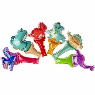 Selbstaufblasbare Dinosaurier Handballons (48 Stk.)