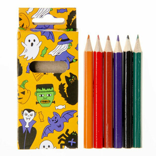 6-teiliges Halloween Buntstift-Set (24 Stk.)