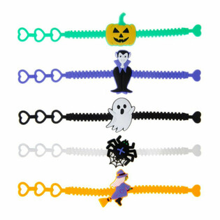 HALLOWEEN SILIKON-ARMBÄNDER (12 Stk.)