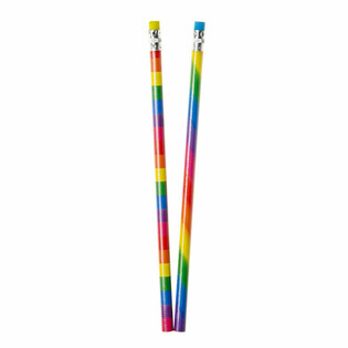 Regenbogen-Bleistifte mit Radiergummi (12 Stk.) - B2B Gro&szlig;handel