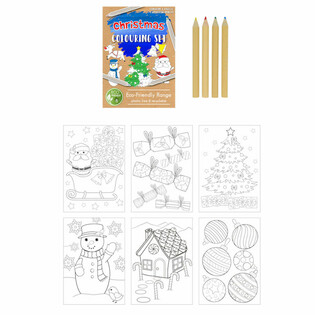 ECO FRIENDLY Weihnachts Malset - Einhorn (25 Stk.)