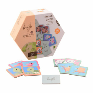 JOUECO - DAS WILDIES FAMILIEN-MEMORYSPIEL - Geeignet für Kinder ab: 24 Monaten (1.)