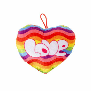 Pl&uuml;sch Regenbogen Love Herz (24 Stk.)
