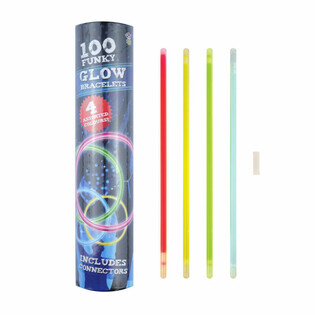 GLOW BREAK LIGHTS ARMBÄNDER - 100 STÜCK IN DER TUBE (1 Stk.)