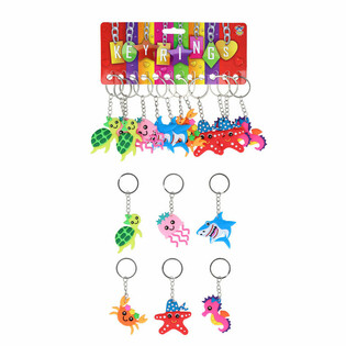Schl&uuml;sselanh&auml;nger - Sea Life (12er-Pack) | B2B Gro&szlig;handel