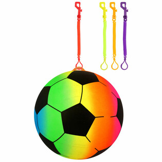 FUSSBALL MIT SCHNUR / BUNGEBALL &Oslash;23 Cm (24 Stk.)