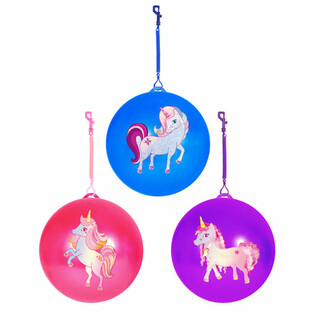 EINHORN / EINHORNBALL MIT SEIL / BUNGE BALL &Oslash;23 Cm (24 Stk.)