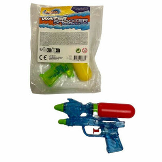 AQUA FUN - WASSERPISTOLEN, 16 cm. - PP-BEUTEL (12 Stk.)