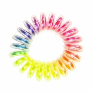 RAINBOW Regenbogen Haarb&auml;nder & Haargummis (48 Stk.)