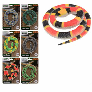 Animal World Schlange auf Karte (60 cm) - Display 24 Stk.