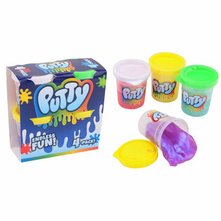 Schleim-Knete - 4er-Pack (12 Stück)