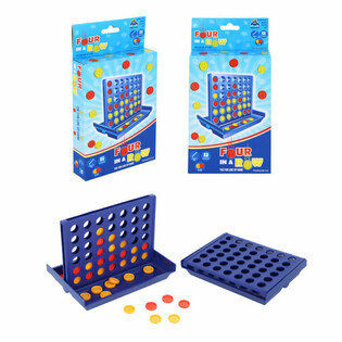 4 in 1 REIHENSPIEL - Maße 13x9,5 CM in Geschenkbox (6 Stk.)