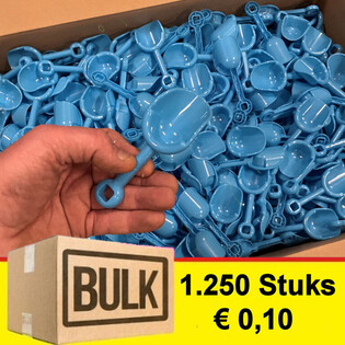 **MEGA G&Uuml;NSTIG** KLEINE STRAND-/SANDKASTENSCHAUFELN (1.250 Stk.)