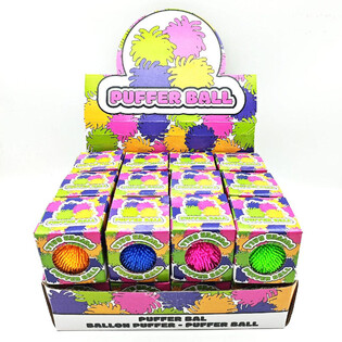 Puffer Ball in Geschenkbox - 6cm - In Box und Display (24 Stk.)
