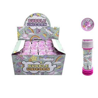 Einhorn Seifenblasen 25ml im Display (24 St&uuml;ck)