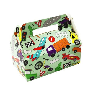 Kinder Menüboxen Fahrzeuge - 22,5 x 12 x 9,5 cm (24 Stk.)