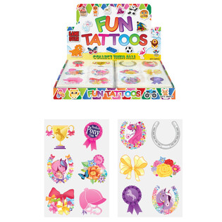 FUN TATTOOS - MODELL: PONY IM DISPLAY (96 St.)