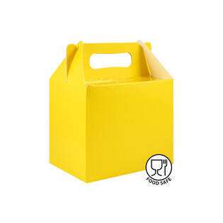 LECKERLI-BOX FARBE: GELB 14x9,5x12 cm. (12 Stk.)