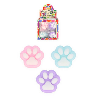 Hunde-Pfoten Squishy - Farbmix (42 St&uuml;ck)