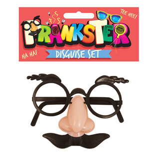 Lustige Kinder-Partybrille mit Schnurrbart (12 Stück)