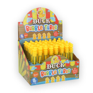 Enten Seifenblasen-St&auml;be - 5ml - im Display (48 Stk.)
