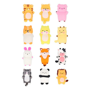 GRABBELKISTEN SQUISHY TIER-MIX - IM DISPLAY - (96 Stk.)