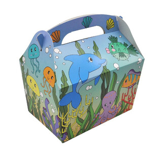 KIDS-MENUBOX MODELL: MEERESTIERE - Maße 18.5x12x19 CM - FOODBOX (24 Stk.)
