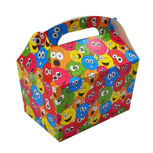 MENUBOX MODELL: SMILEY - Maße 18.5x12x19 CM - FOODBOX - KIDSBOX (24 Stk.)