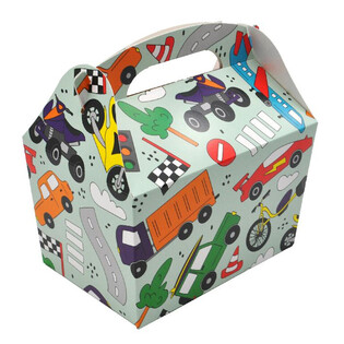 MENÜBOX MODELL: FAHRZEUGE - Maße 18.5x12x19 CM - FOODBOX - KIDSBOX (24 Stk.)
