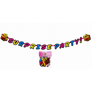 SURPRISE PARTY GIRLANDE - LÄNGE: 180 CM (6 Stk.)